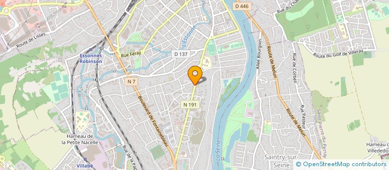 localisation de l'entreprise BALDENET à CORBEIL-ESSONNES