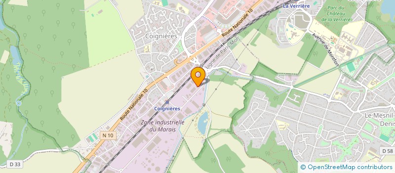 localisation de l'entreprise BALDER 78 à COIGNIERES