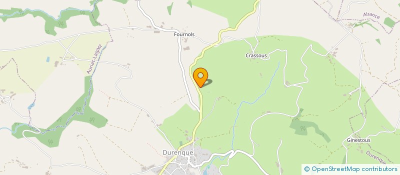 localisation de l'entreprise BALDET IMMO  DURENQUE