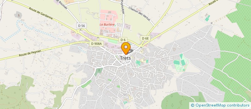 localisation de l'entreprise BALDI GALLASTEGUY à TRETS
