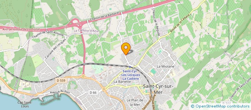 localisation de l'entreprise BALDIMMO à SAINT-CYR-SUR-MER