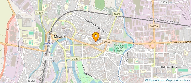 localisation de l'entreprise BALDINI DIFFUSIONS à MEAUX
