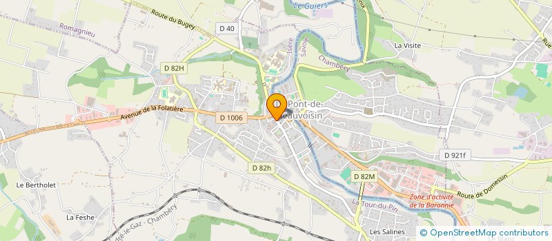 localisation de l'entreprise BALDINI FLEURS  LE PONT-DE-BEAUVOISIN