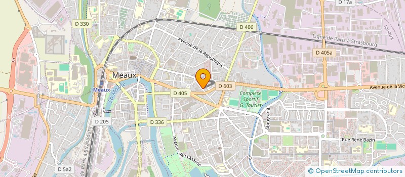 localisation de l'entreprise BALDINI GROUPE à MEAUX
