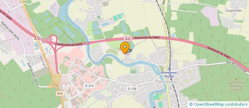 localisation de l'entreprise BALDISOR  GURGY