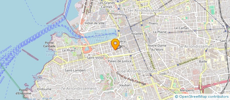 localisation de l'entreprise BALDO CRESPY  MARSEILLE