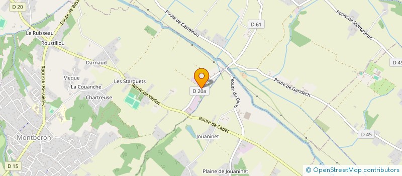 localisation de l'entreprise BALDO FROID COMMERCIAL à MONTBERON