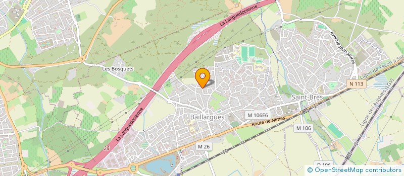 localisation de l'entreprise BALDOC à BAILLARGUES