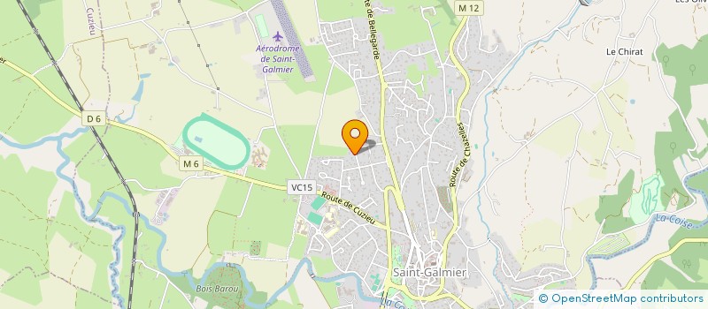 localisation de l'entreprise BALDOLAC  SAINT-GALMIER