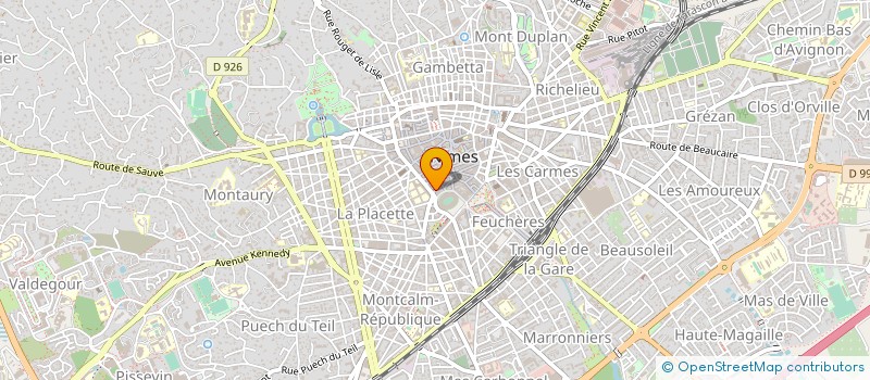 localisation de l'entreprise BALDON ET SULTANA à NIMES