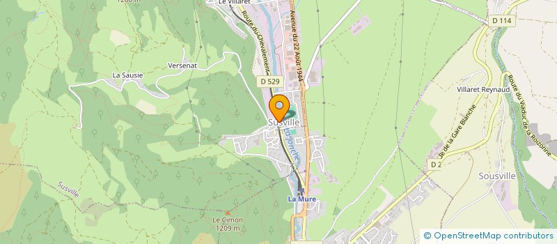 localisation de l'entreprise BALDONI  SUSVILLE