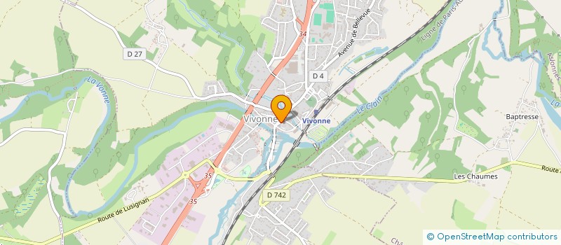 localisation de l'entreprise BALDONI à VIVONNE