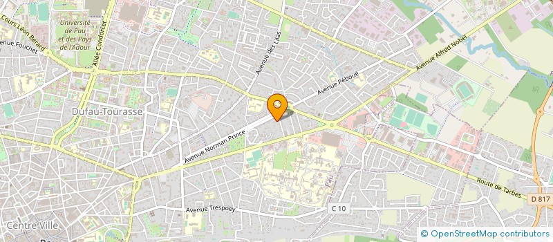 localisation de l'entreprise BALDOSA à PAU