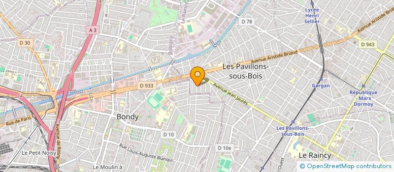 localisation de l'entreprise BALDUCCI à LES PAVILLONS-SOUS-BOIS