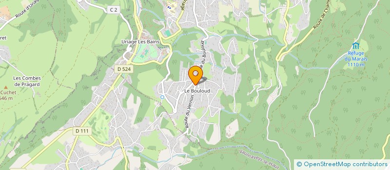 localisation de l'entreprise BALDUCCI INVEST à SAINT-MARTIN-D'URIAGE
