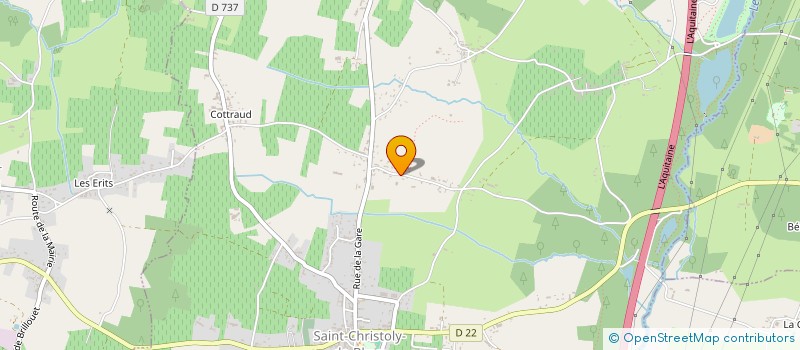 localisation de l'entreprise BALDUCCI'S FRITES & PASTA  SAINT-CHRISTOLY-DE-BLAYE