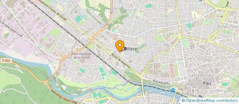 localisation de l'entreprise BALDUR  BILLERE