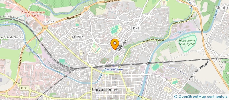 localisation de l'entreprise BALDY SPFPL  CARCASSONNE