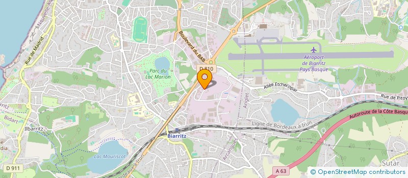 localisation de l'entreprise BALEA SPIRIT à BIARRITZ
