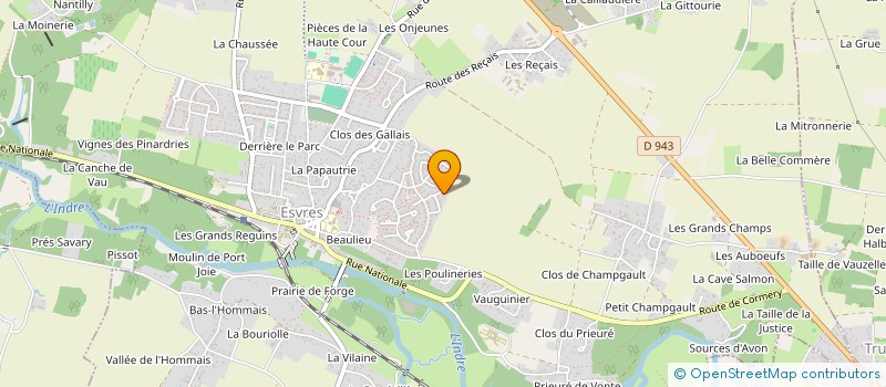 localisation de l'entreprise BALEARE  ESVRES