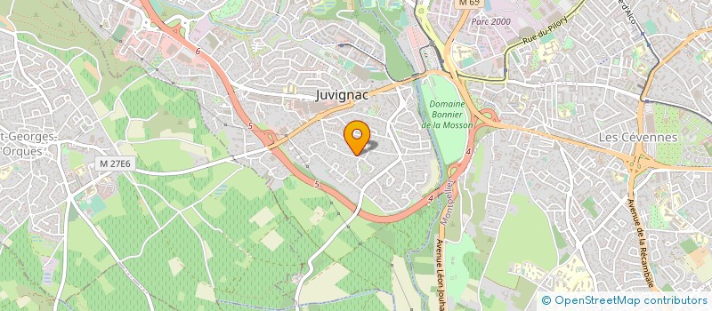 localisation de l'entreprise BALEARES  JUVIGNAC