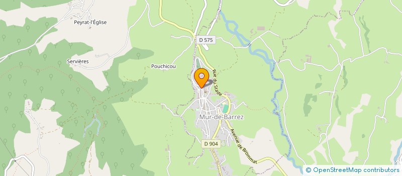 localisation de l'entreprise BALEINE  MUR-DE-BARREZ