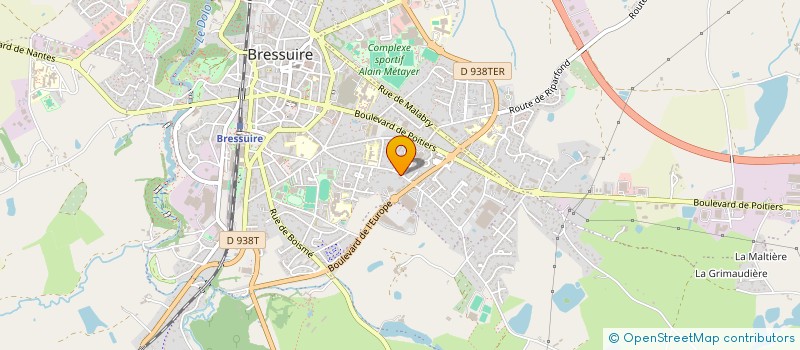 localisation de l'entreprise BALEINES  BRESSUIRE