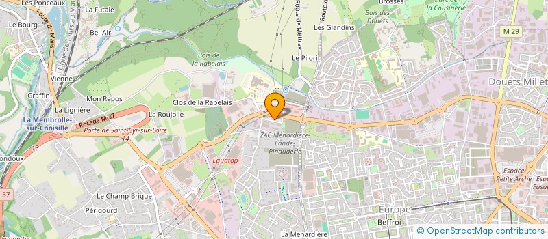 localisation de l'entreprise BALEIR HOLDING  SAINT-CYR-SUR-LOIRE