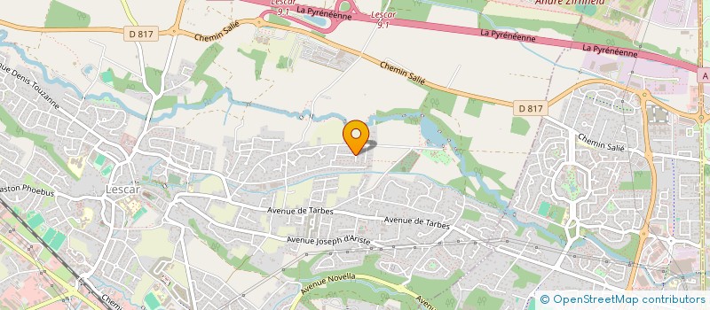 localisation de l'entreprise BALEIX  LESCAR