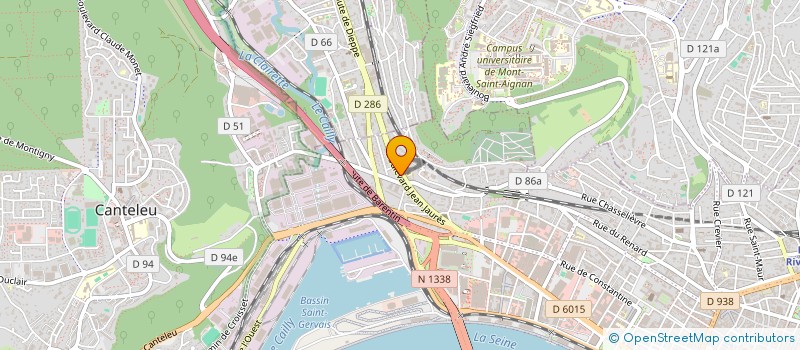 localisation de l'entreprise BALEK à ROUEN