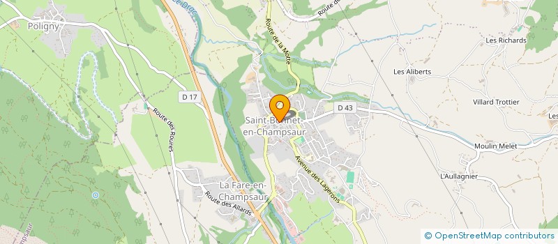 localisation de l'entreprise BALEMA  SAINT-BONNET-EN-CHAMPSAUR