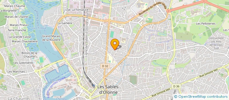 localisation de l'entreprise BALEN à LES SABLES-D'OLONNE