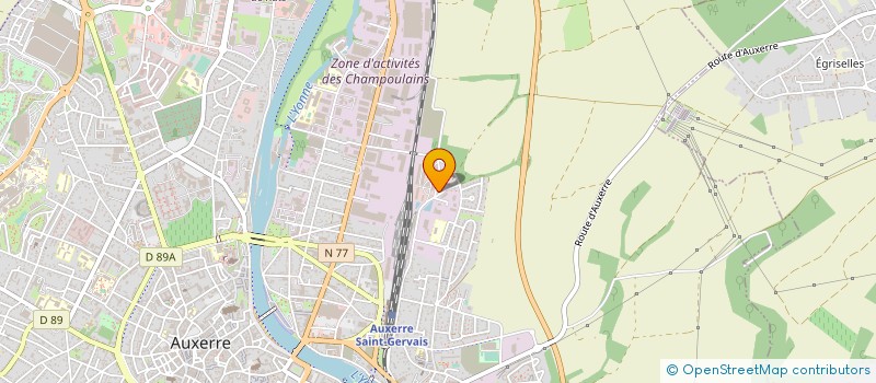 localisation de l'entreprise BALENES ELECTRIQUES  AUXERRE