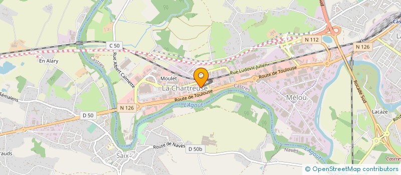 localisation de l'entreprise BALENT AUTOCARS  CASTRES