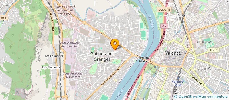 localisation de l'entreprise BALENT JEAN-LOUIS ET DURAND FRANCOIS à GUILHERAND-GRANGES