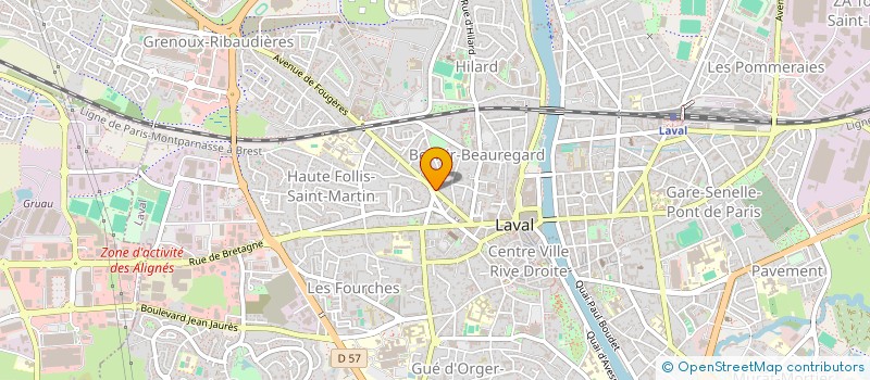 localisation de l'entreprise BALEO à LAVAL