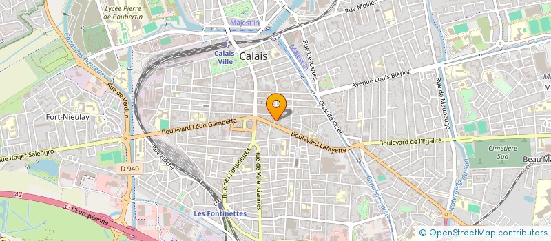 localisation de l'entreprise BALEO BEST à CALAIS