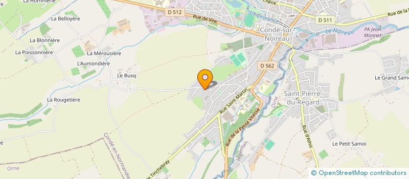 localisation de l'entreprise BALES  CONDE-EN-NORMANDIE