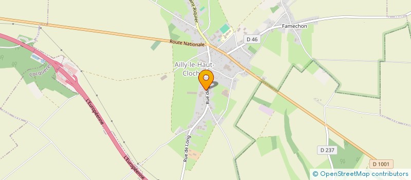 localisation de l'entreprise BALESDENT à AILLY-LE-HAUT-CLOCHER