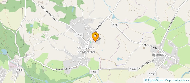 localisation de l'entreprise BALESE  SAINT-VICTOR-DE-MORESTEL