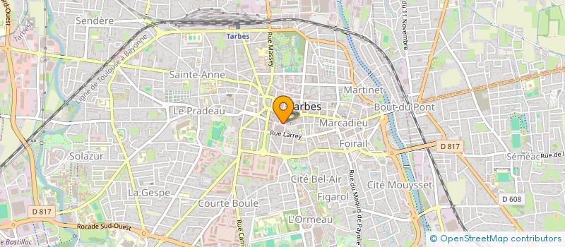 localisation de l'entreprise BALESPOUEY LEMUET TOUJAS-LEBOURGEOIS  TARBES