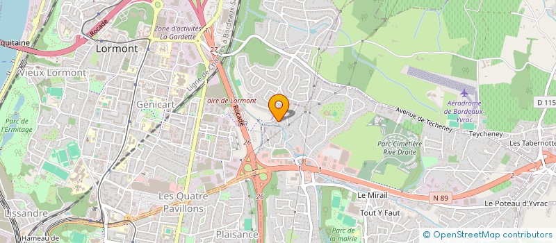 localisation de l'entreprise BALESTARD  ARTIGUES-PRES-BORDEAUX