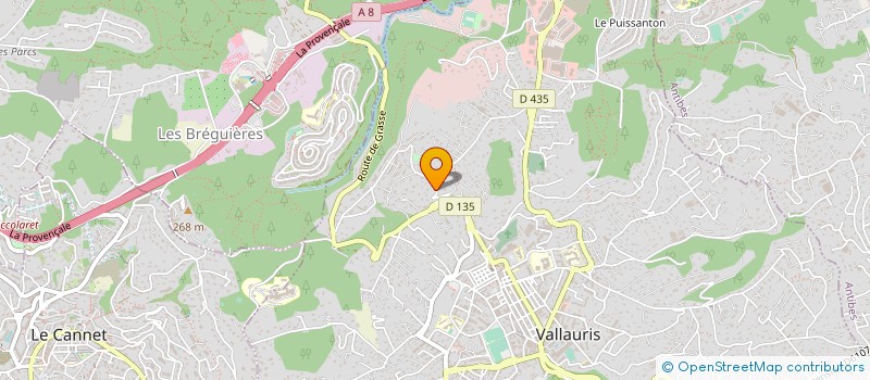 localisation de l'entreprise BALESTRA à VALLAURIS