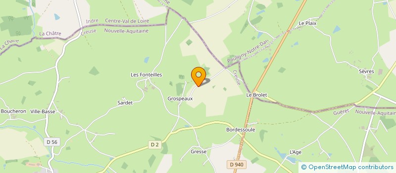 localisation de l'entreprise BALESTRAT GUERY  NOUZIERS