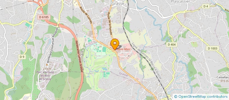 localisation de l'entreprise BALEXA à GRASSE