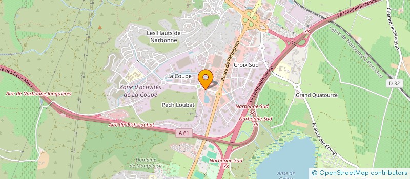 localisation de l'entreprise BALEZA à NARBONNE
