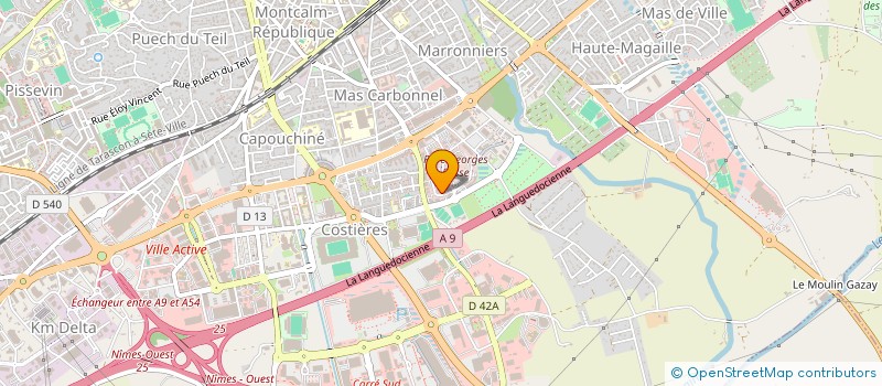 localisation de l'entreprise BALFAMAS  NIMES