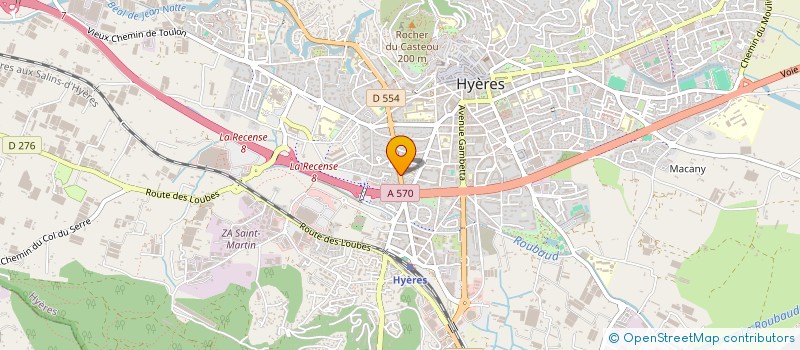 localisation de l'entreprise BALFOUR SERVICES à HYERES