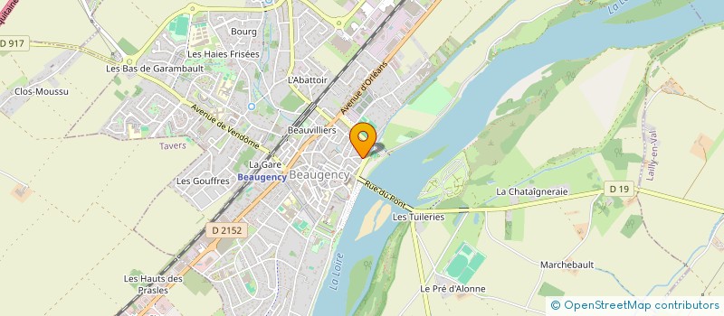 localisation de l'entreprise BALGENCE  BEAUGENCY