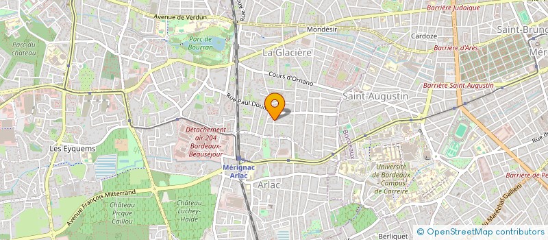 localisation de l'entreprise BALGUERIE  MERIGNAC